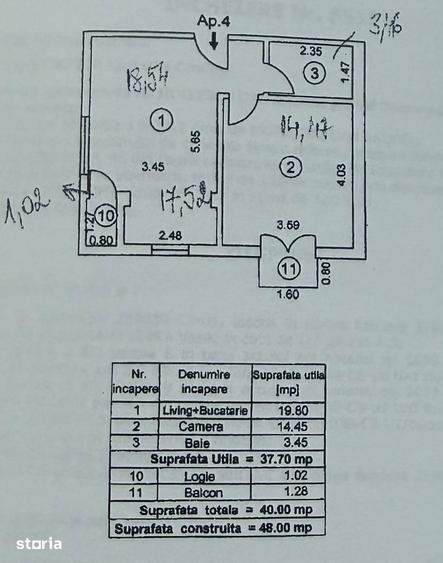 Apartament cu 2 camere de vanzare-Bucurestii Noi-Chitilei-Laminorului- - 6