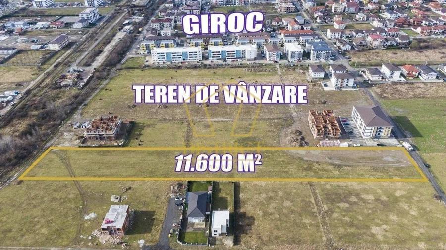 Teren arabil intravilan pentru PUZ 11.600mp | Giroc - 1