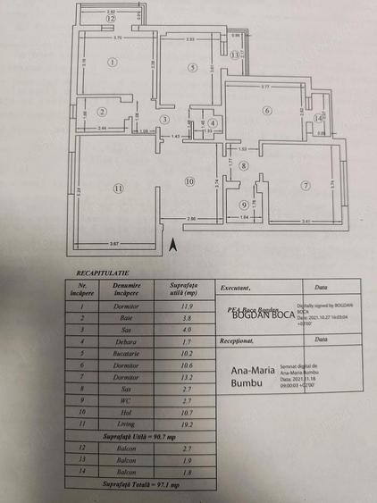 Apartam 4 camere 97m2 bloc 1989 persoana fizica , fara AGEN?I - 4