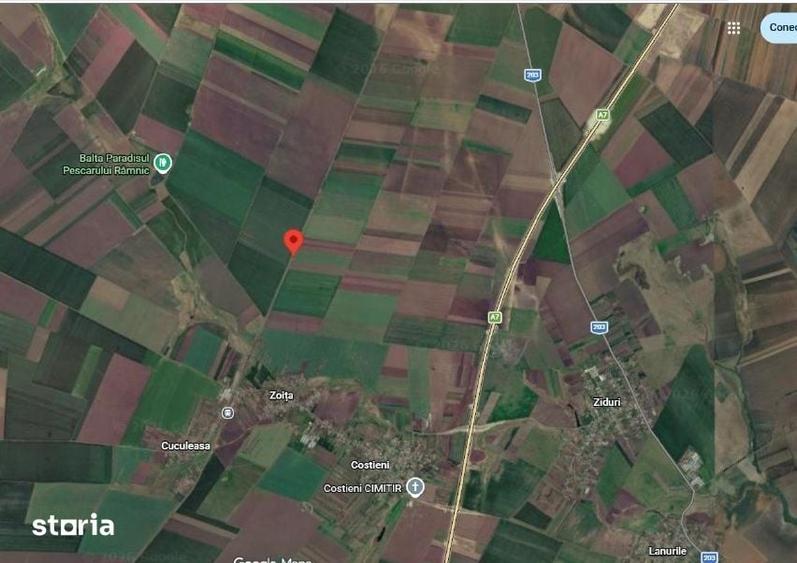 Teren de 5600 mp, în Valea Râmnicului