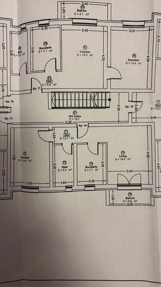 Apartament cu 2 camere decomandat în Giroc