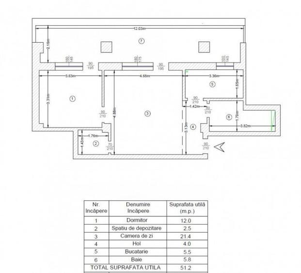 COMISION 0%! 2 CAMERE+ TERASA 25MP CU VEDERE PANORAMICA - 8