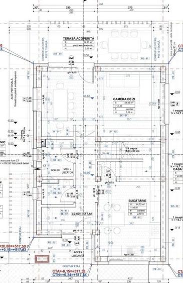 CASA INDIVIDUALA 4 CAM SU 120 MP, TEREN 702 MP, CHINTENI - 4
