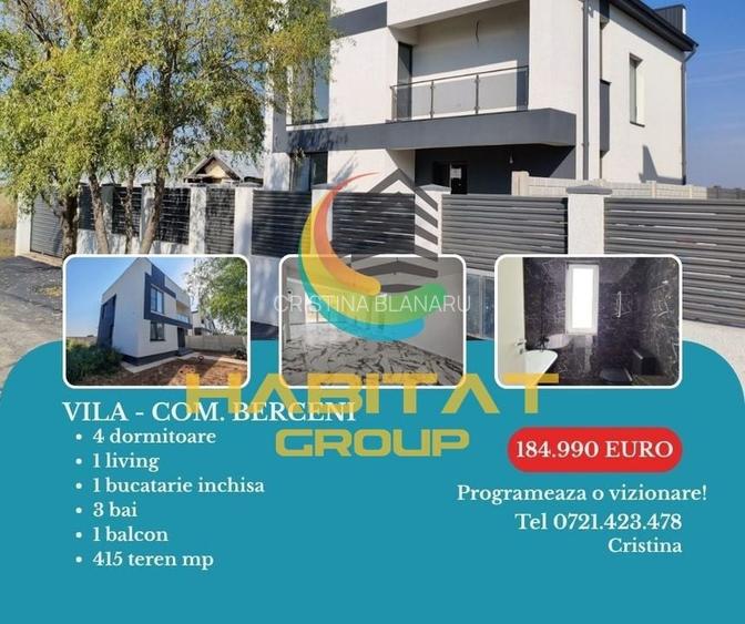 Vila P+1 / 5 camere / com. Berceni / Comision 0%