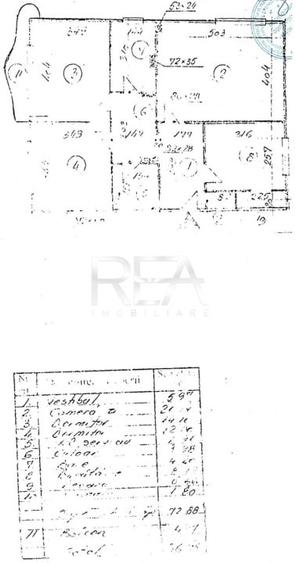 3 camere - Nerva Traian - decomandat - 1993 - parcare - metrou - 7
