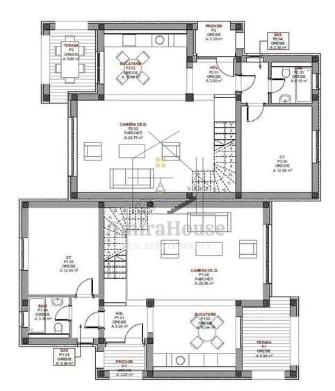Casa tip duplex 125 mp utili, teren 500 mp, Feleacu - 18