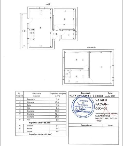 Apartament 4 camere Militari Residence - 8