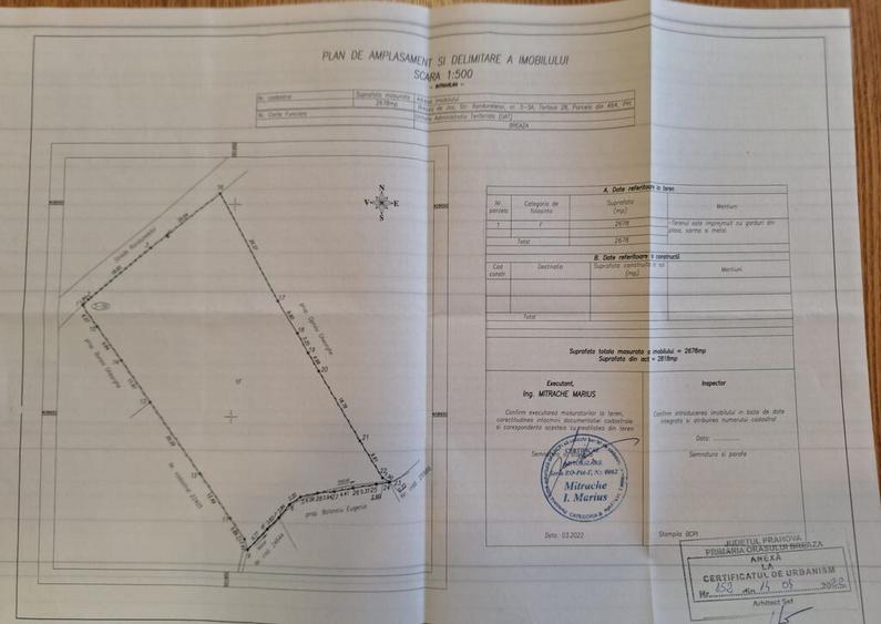 Teren intravilan Breaza - 1