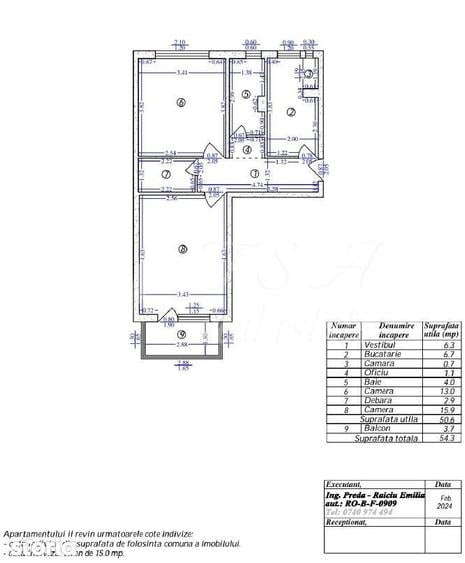 Apartament 2 camere, decomandat, zona Rahova - 1