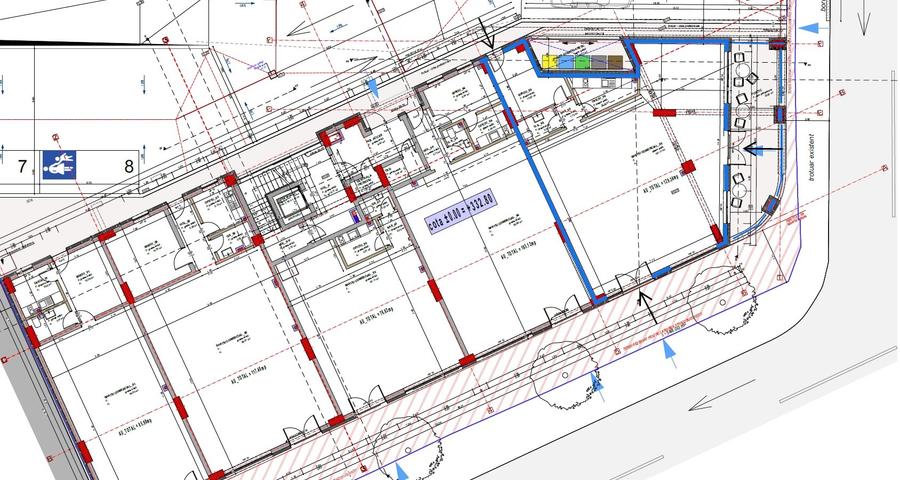 Spațiu comercial de 129 mp la fază de proiect - str. București 41 - 1