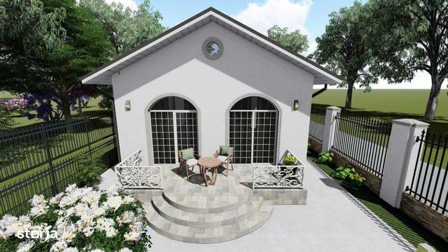 Vand 2 loturi teren de casa cu proiect zona loc Crevedia - 6