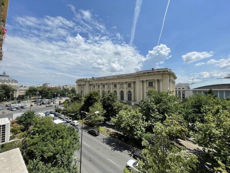 Apt. 2 camere mobilate, et.4, Calea Victoriei, bloc solid, vedere Palatul Regal - 20