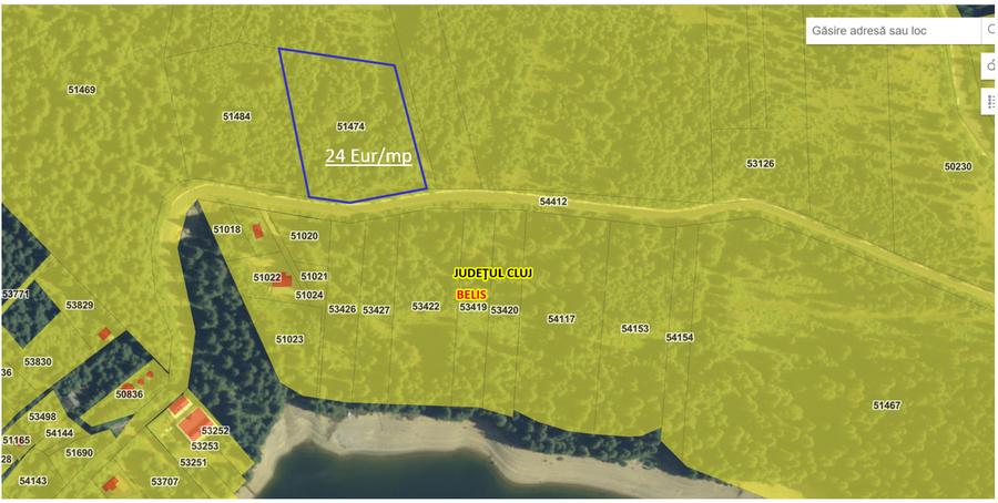 Proprietar: Vând parcele teren montan Beliș (3.000 mp - 6.500 mp) / Cadastru - 5