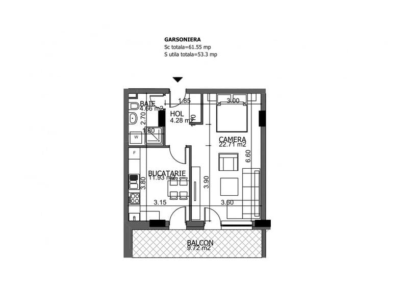 Proiect premium - zona Campus, predare la cheie, aprtament de vanzare. - 8