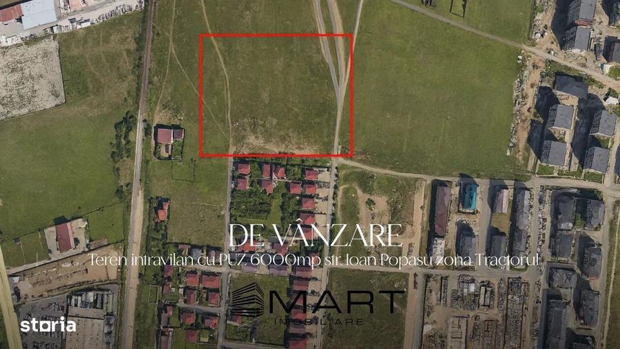 Teren intravilan 6000mp cu PUZ, P+2E zona Tractorul - 2