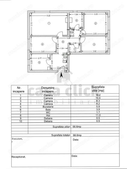 Apartament 4 camere, parter, 2 bai, Micro 20 ideal pentru renovare ?i personalizare - 1
