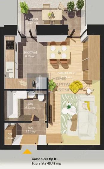 Garsoniera luminoasa, intr-un bloc exclusivist din centrul Capitalei - 1