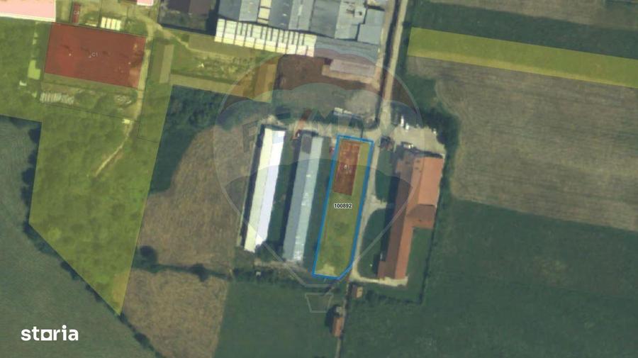 Teren intravilan 1.729 mp + hala partial demolata | Teliu I Comision 0 - 5