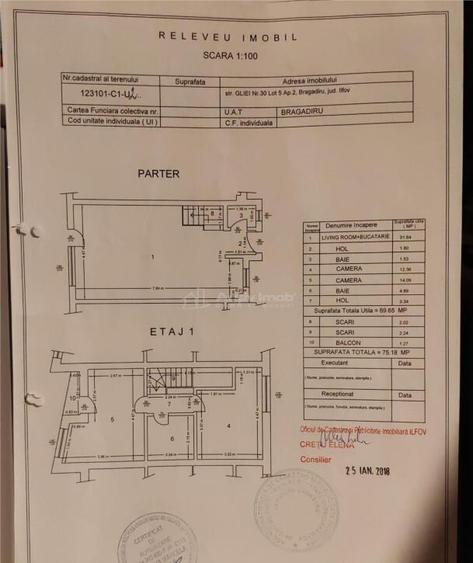 Casa 3 camere Bragadiru - Str Gliei nr 30 - 1