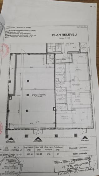 Inchiriez spatiu comercial ultracentral 135mp - 5