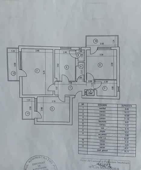 Aviatiei -Capalna -3 camere +3 balcoane - 5