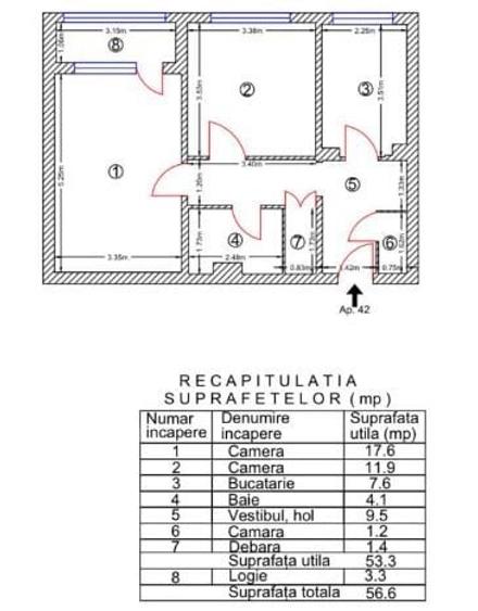 Apartament 2 camere renovat integral, Lujerului, Militari - 8