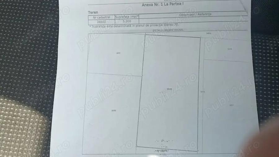 Teren de 1300 mp, în Exterior Vest