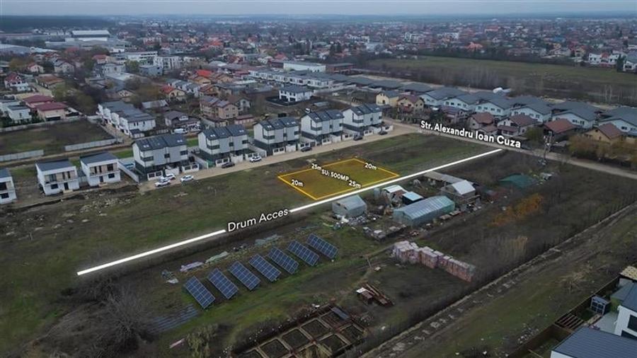 STR ALEXANDRU IOAN CUZA,LIDL,TEREN  500 MP,ASFALT,GAZ,CURENT,CANALIZARE - 5