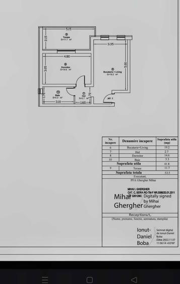 Giroc -Apartament 2 cam.,4 locuri de parcare, parter - 1