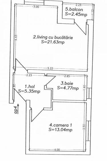 Apartament cu 2 camere mobilat si utilat - zona Neptun - Giroc - 9
