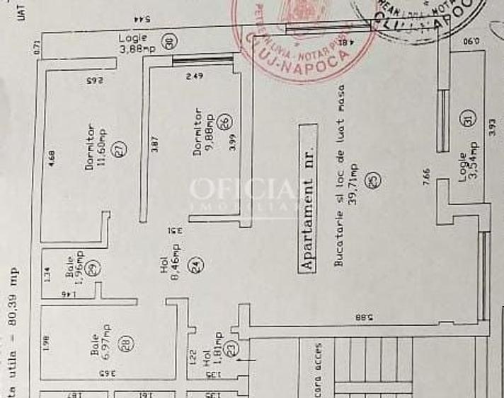Apartament 3 Camere | 80 m2 | Parcare | 2 Bai |  Floresti Stejarului - 7