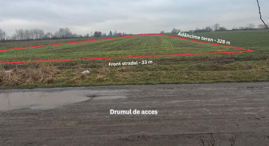 Teren extravilan de vânzare -  Giroc, jud. Timiș (în spatele complexului Flonta) - 4