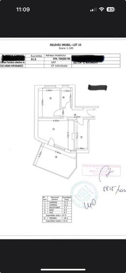 Ap 2 cam + terasa(curte) total 61.6mp - bloc 2020 - Nicolae Grigorescu - 19