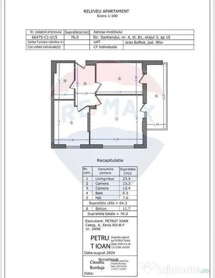 De Vanzare Apartament 3 camere Buftea - 5