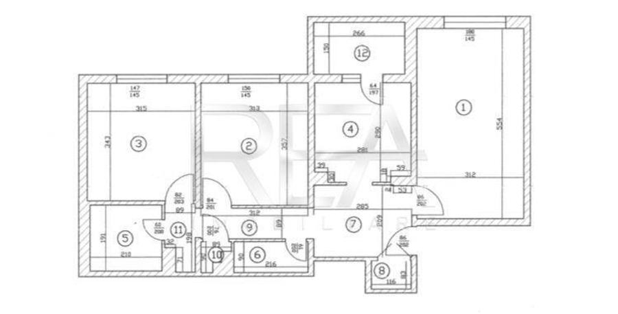 3 camere, 6/8, 69 mp, bloc 1982-Crangasi -Str. Ceahlau - 1