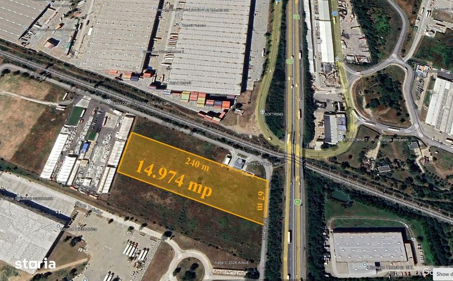 Teren industrial premium A1 BucurestiPitesti - 1,5 ha - 4