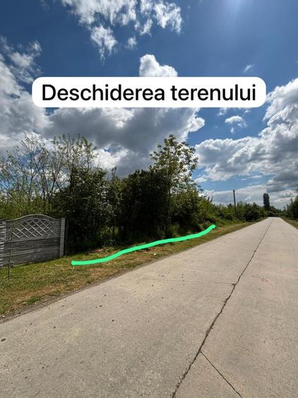  Teren intravilan 3743 mp Frunzaru – asfalt, apă și curent la poartă - 5
