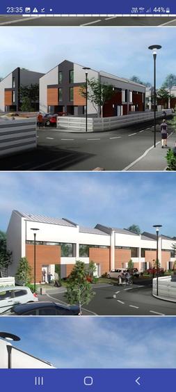 Proiect cu autorizatie 21 case, Sos Cernica, Lebada Lac, 5036 mp teren - 5