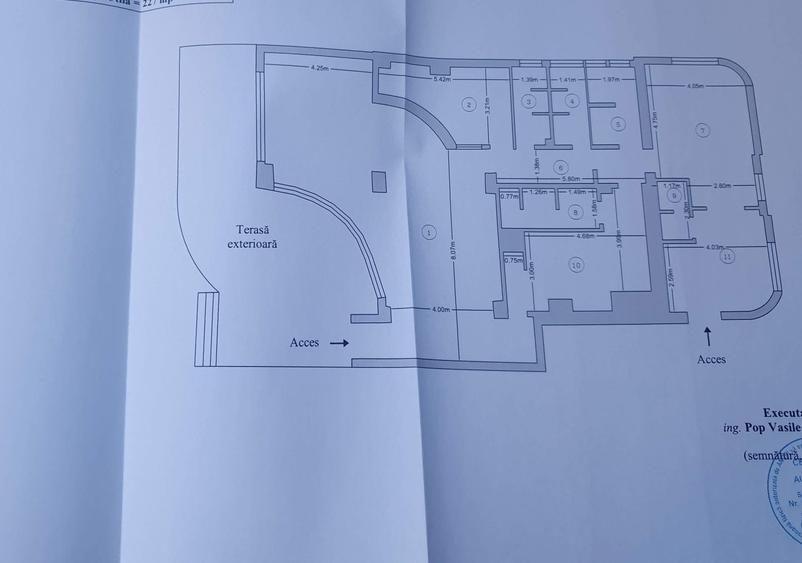 CHIRIE 75 mp -partial din spatiu comercial UNIRII- parter si subsol 59 mp - 7