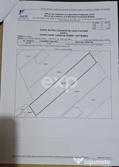 Teren Intravilan Constructii Buftea Central - 5