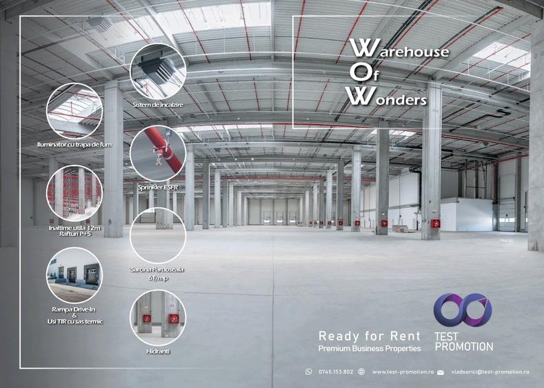 Depozit autorizat ISU 600 mp 800 mp 1400 mp 1600 mp rampa tir drive în - 2