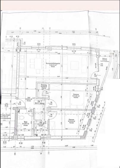 Apartament cu 2 camere decomandat în Florești