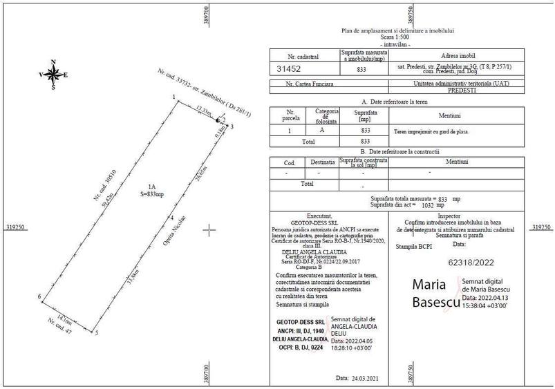 Teren intravilan de vanzare in comuna Predesti, Dolj - 1