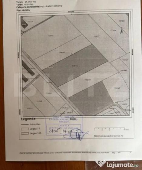 Teren intravilan de vanzare, 15.000 mp - Brasov - 1