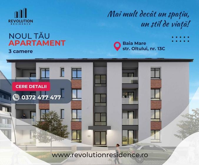  COMISION 0% - Apartamente 3 camere - Oltului 13C, Baia Mare - 1