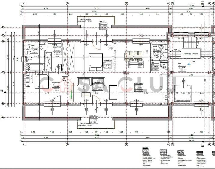 Penthouse 3 camere | 103 mp utili + 2 terase 50 mp | Borhanci - 9