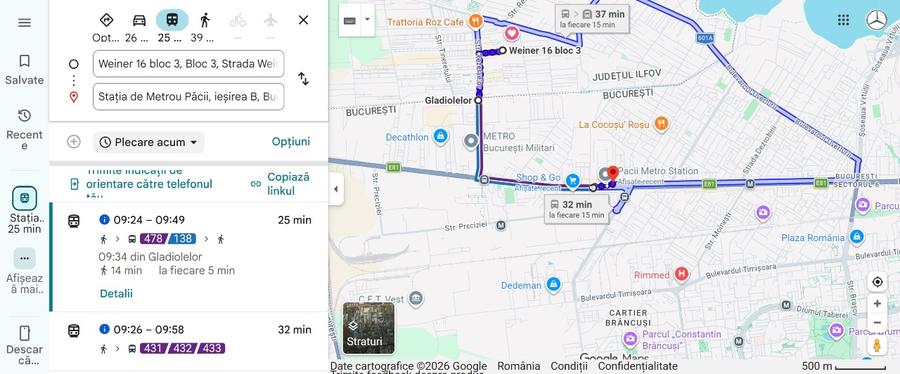 Militari,2 camere,centrala,aer conditionat,liber - 1