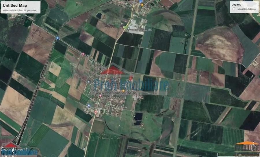 Vindem locuri de casa 540 sau 640mp in Zimand Cuz 7 km de Arad - 1