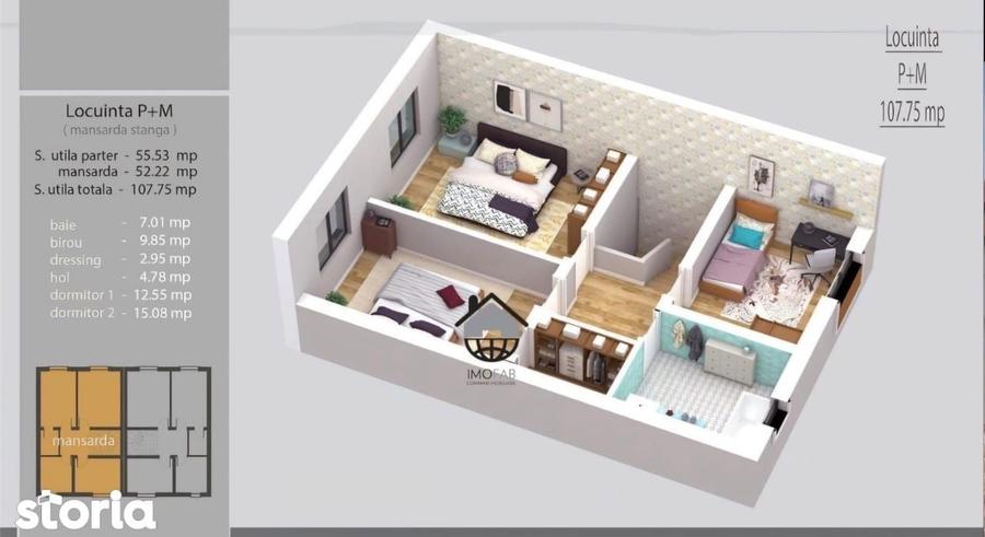COMISION 0%, Duplex 4 Camere, 108 mp, 335 Teren, La Intrare SACALAZ - 9