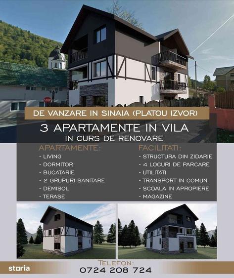 Oportunitate ! 3 apartamente in Sinaia perfect pentru investitie - 13